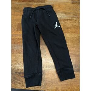 Nike Air Jordan Dri-Fit Athletic Jogger Pants Size 3 4 3T 4T Sweatpants Black